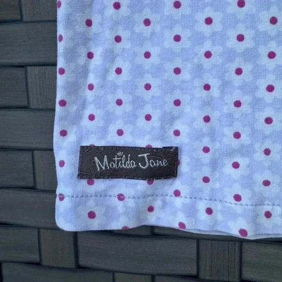 Matilda Jane‎ Girls Adventure Begins Front Porch Top Shirt Size 6 Floral - Picture 5 of 5
